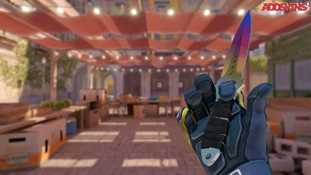 ★ Skeleton Knife | Fade inspecting