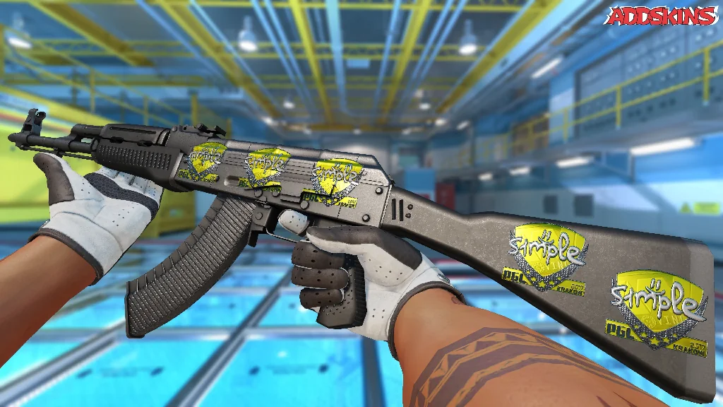 Sticker | s1mple (Foil) | Krakow 2017 inspecting