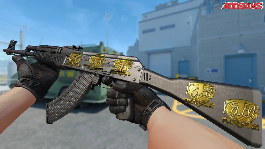 Sticker | rain (Gold) | Krakow 2017 inspecting