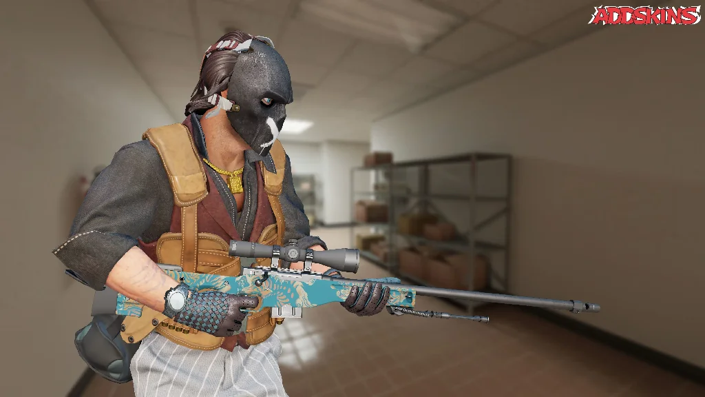 AWP | Silk Tiger pose-3
