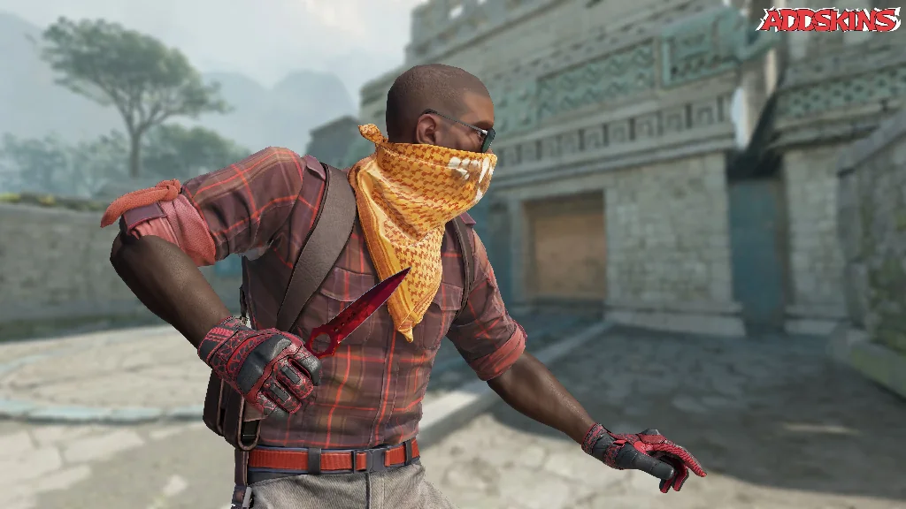★ Skeleton Knife | Doppler Ruby pose-3
