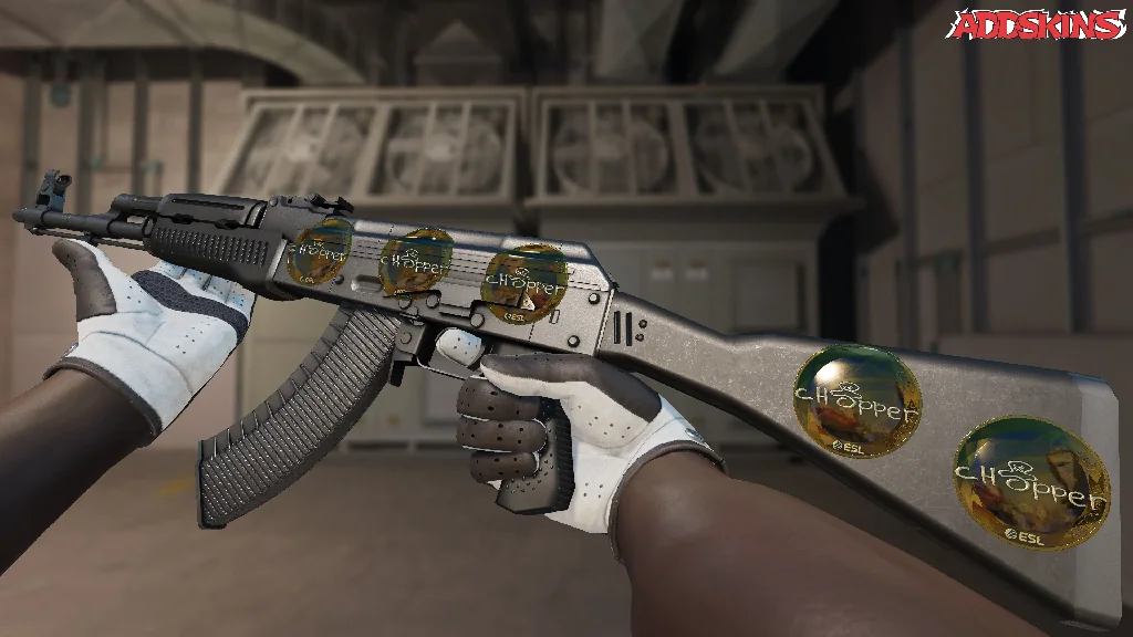 Sticker | chopper (Gold) | Katowice 2019 inspecting
