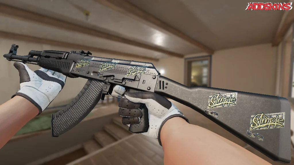 Sticker | s1mple (Gold) | Paris 2023 inspecting