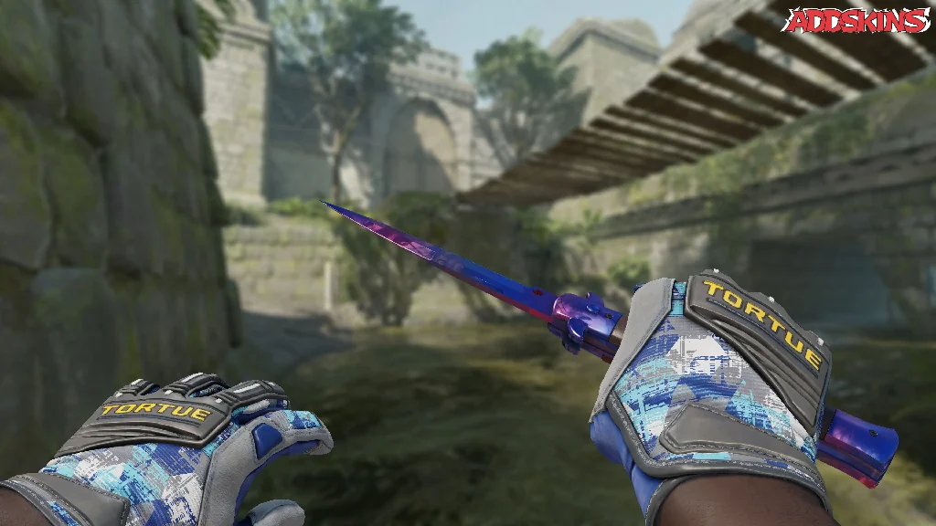 ★ Stiletto Knife | Doppler Phase 1 holding