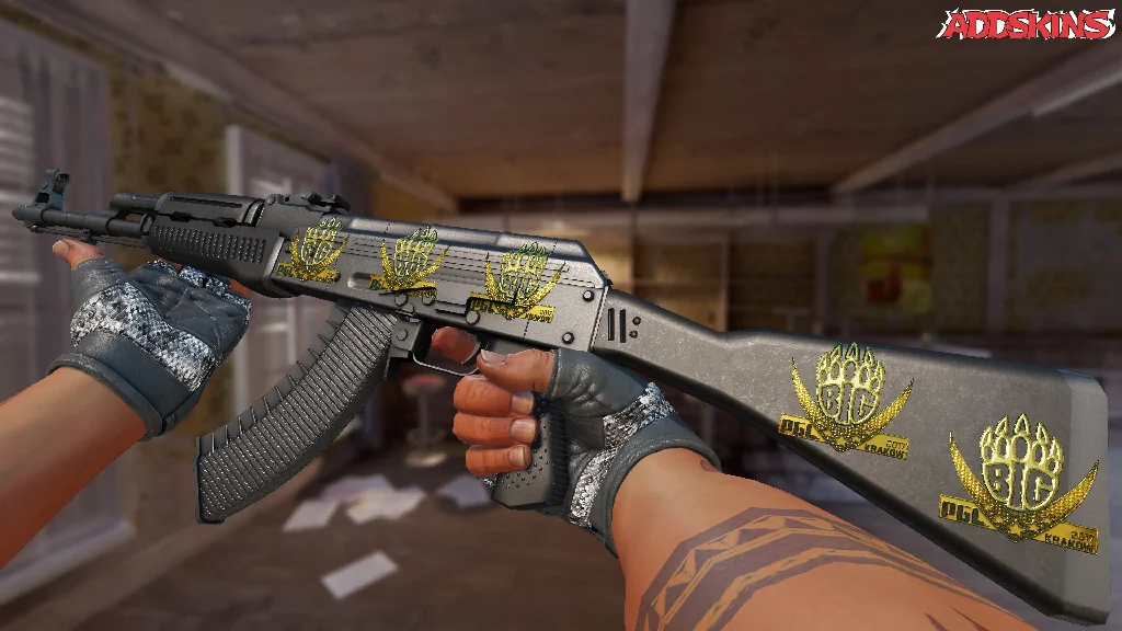 Sticker | BIG (Gold) | Krakow 2017 inspecting
