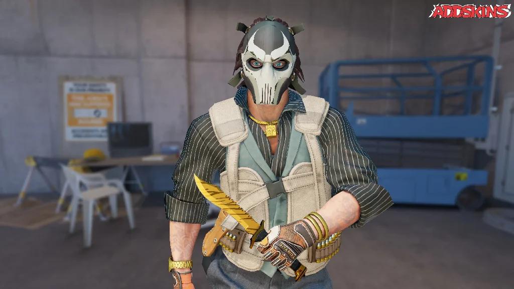 ★ Bowie Knife | Tiger Tooth pose-1