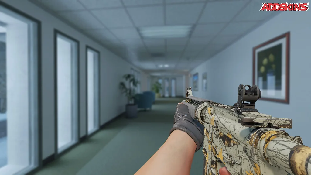 M4A4 | Modern Hunter holding