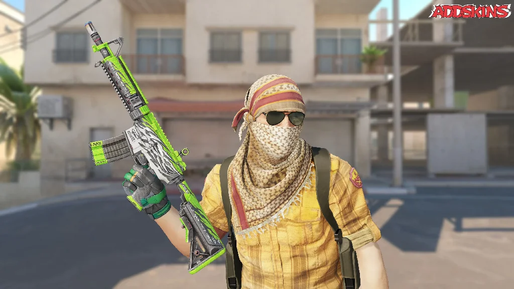 M4A4 | Full Throttle pose-2