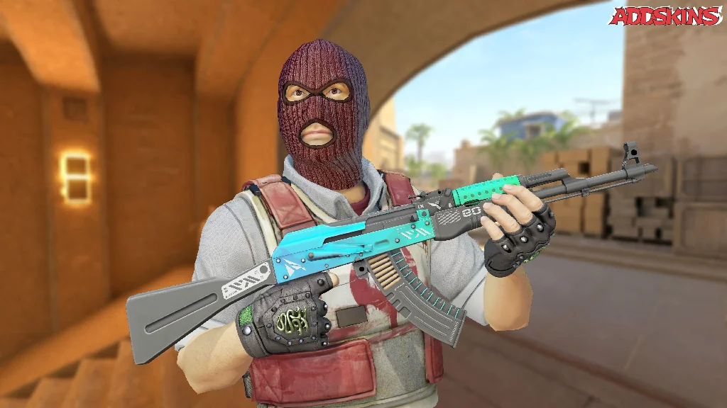 AK-47 | Ice Coaled pose-1