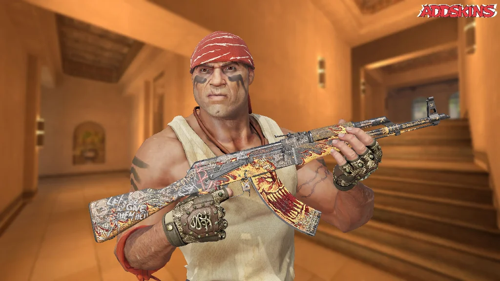 AK-47 | Searing Rage pose-1
