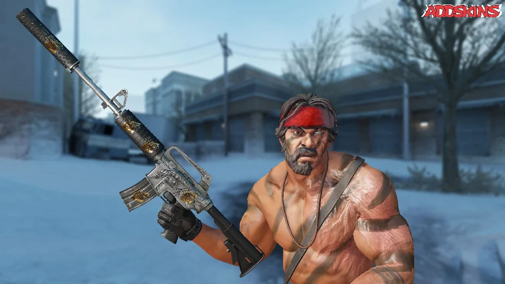 Sticker | Attacker (Gold) | Boston 2018 pose-2