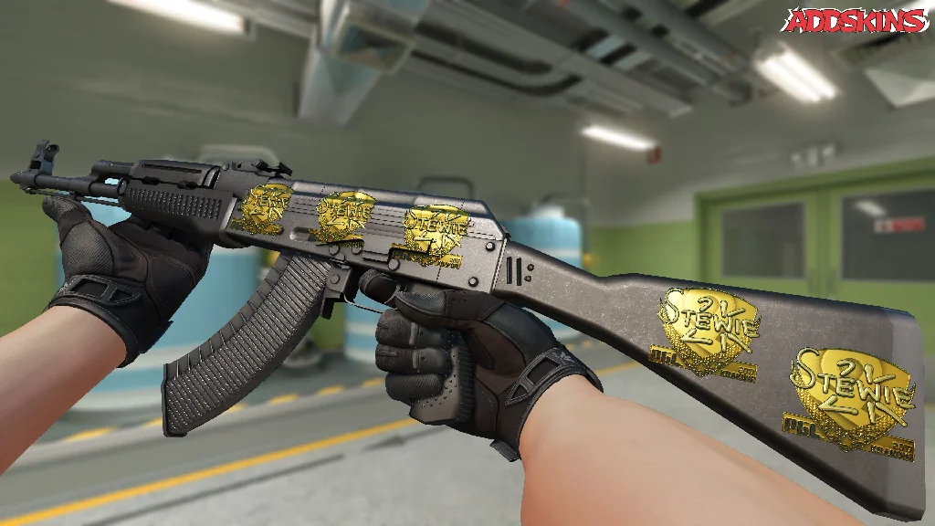 Sticker | Stewie2K (Gold) | Krakow 2017 inspecting