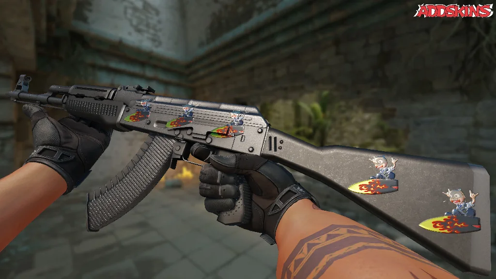 Sticker | Blaze Surf K (Foil) inspecting