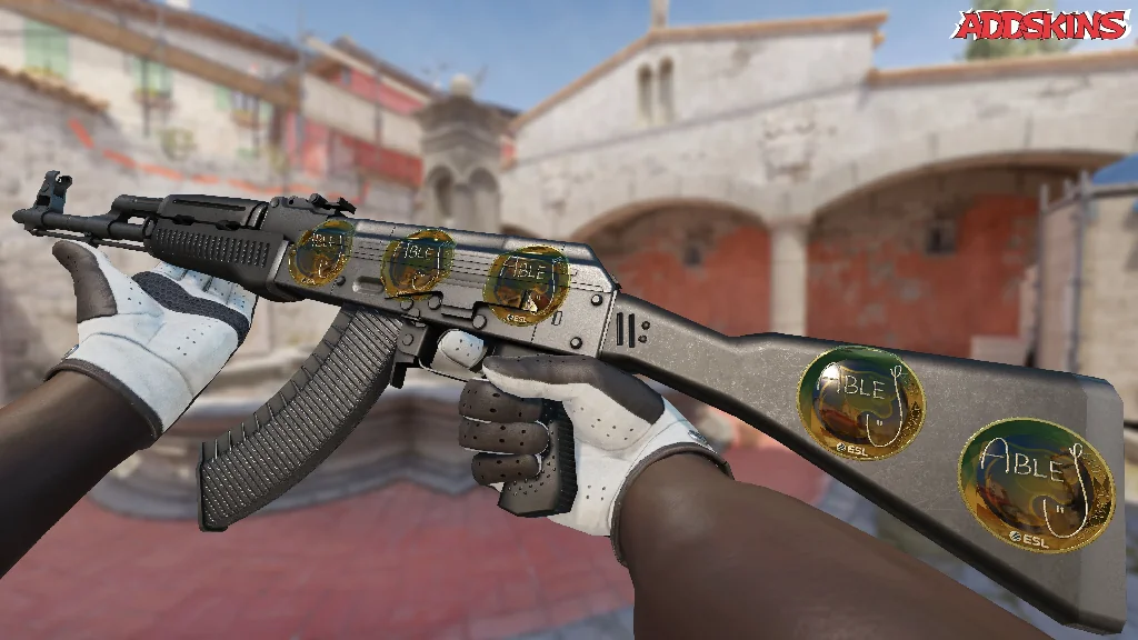Sticker | ableJ (Gold) | Katowice 2019 inspecting