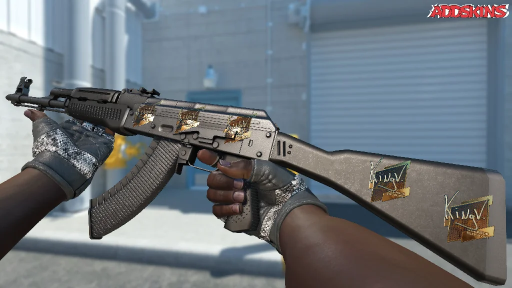 Sticker | kNgV- (Gold) | Boston 2018 inspecting