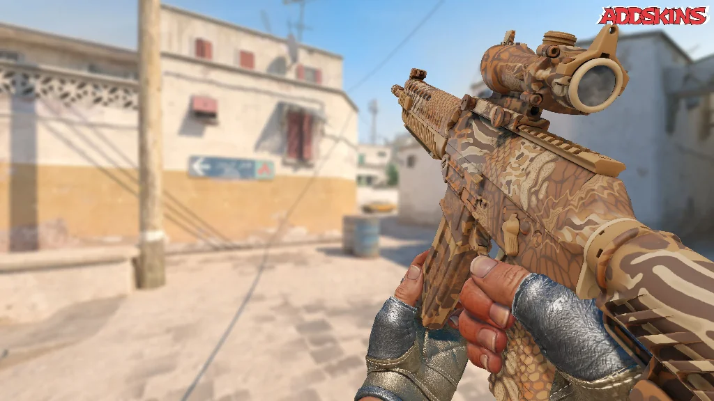 SG 553 | Safari Print reloading