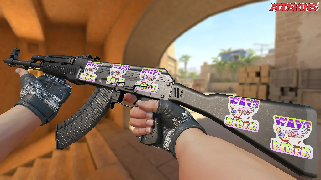 Sticker | Toxic Wave Rider inspecting