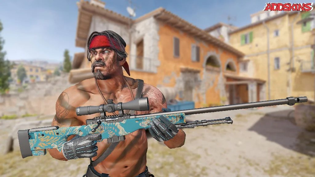 AWP | Silk Tiger pose-1