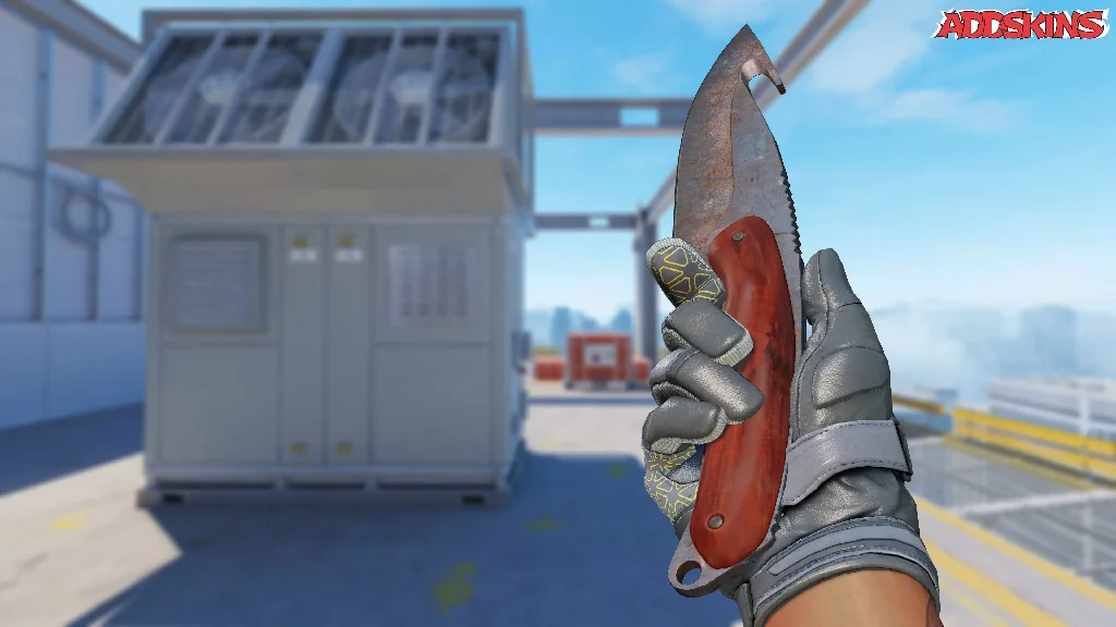 ★ Gut Knife | Rust Coat inspecting