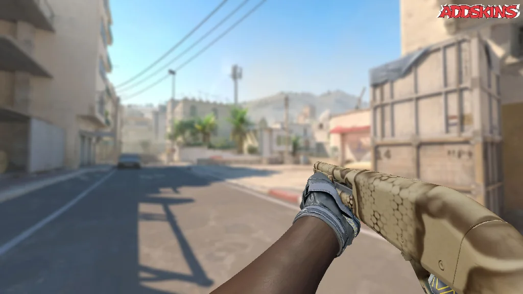 Sawed-Off | Snake Camo holding
