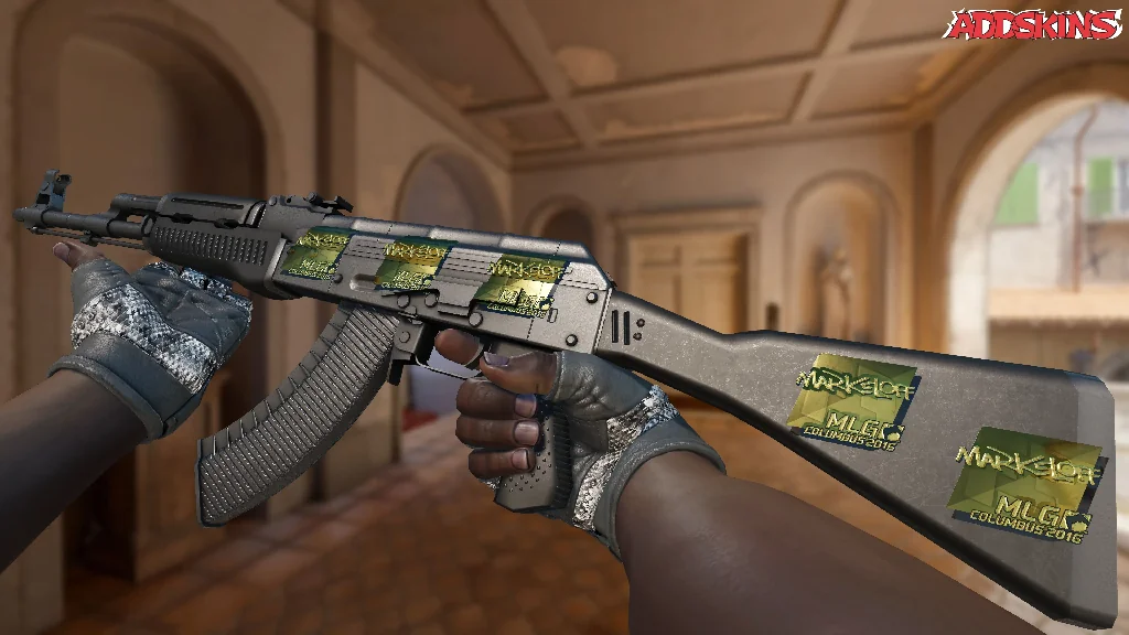Sticker | markeloff (Gold) | MLG Columbus 2016 inspecting