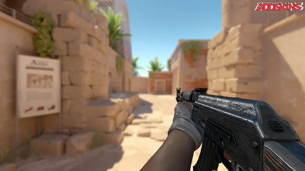AK-47 | Steel Delta holding