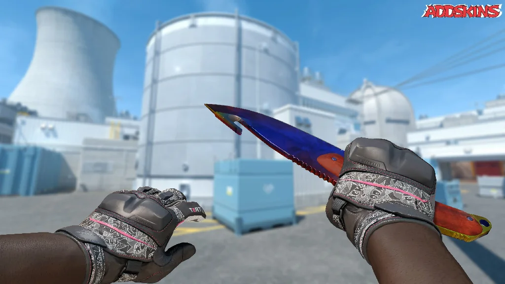 ★ Gut Knife | Marble Fade holding