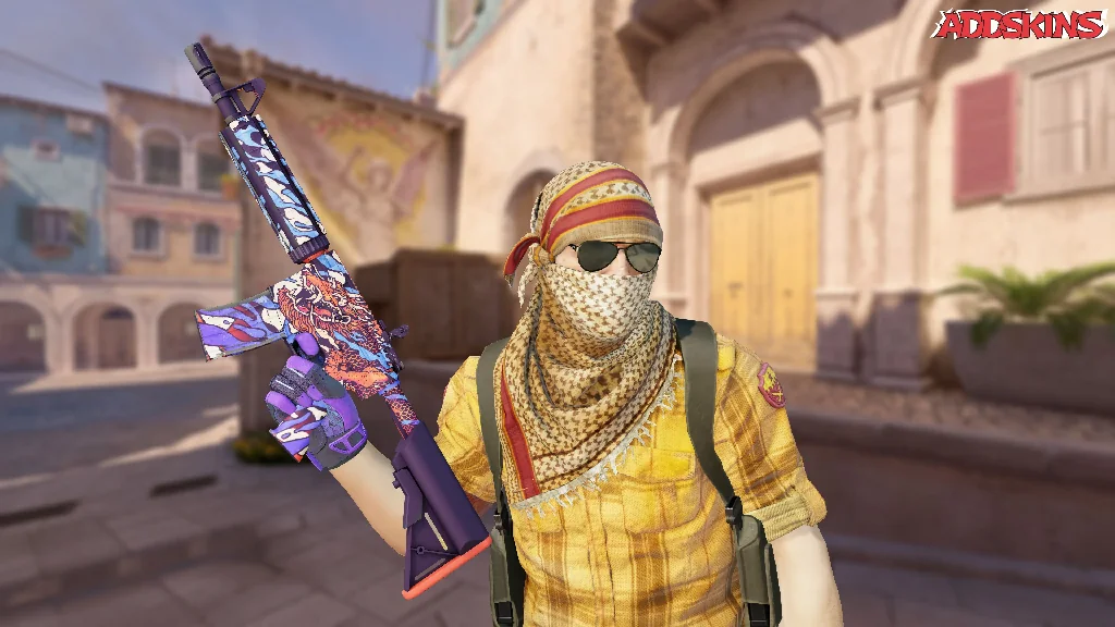 M4A4 | 龍王 (Dragon King) pose-2