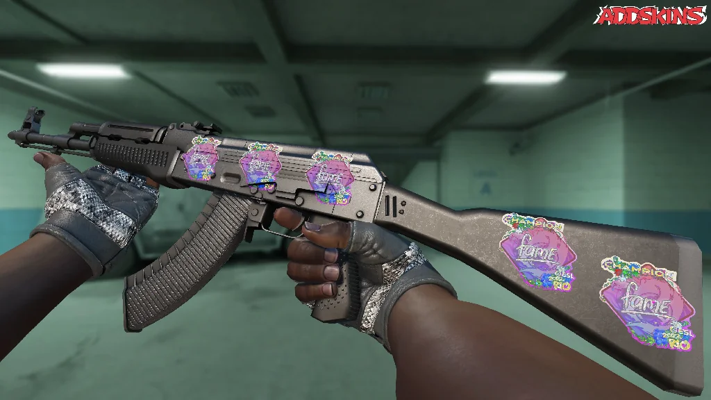 Sticker | fame (Glitter, Champion) | Rio 2022 inspecting