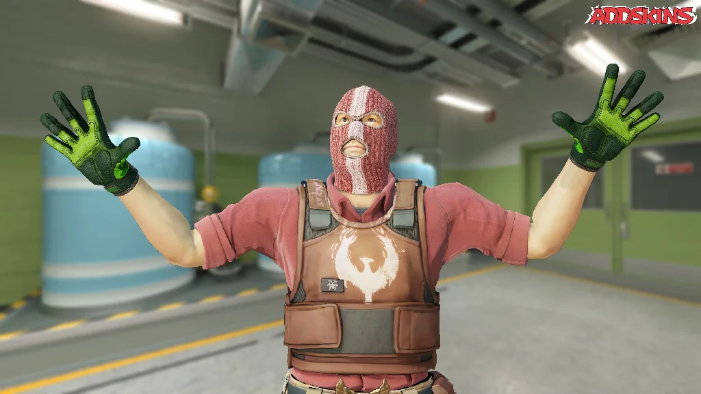 ★ Specialist Gloves | Lime Polycam pose-1