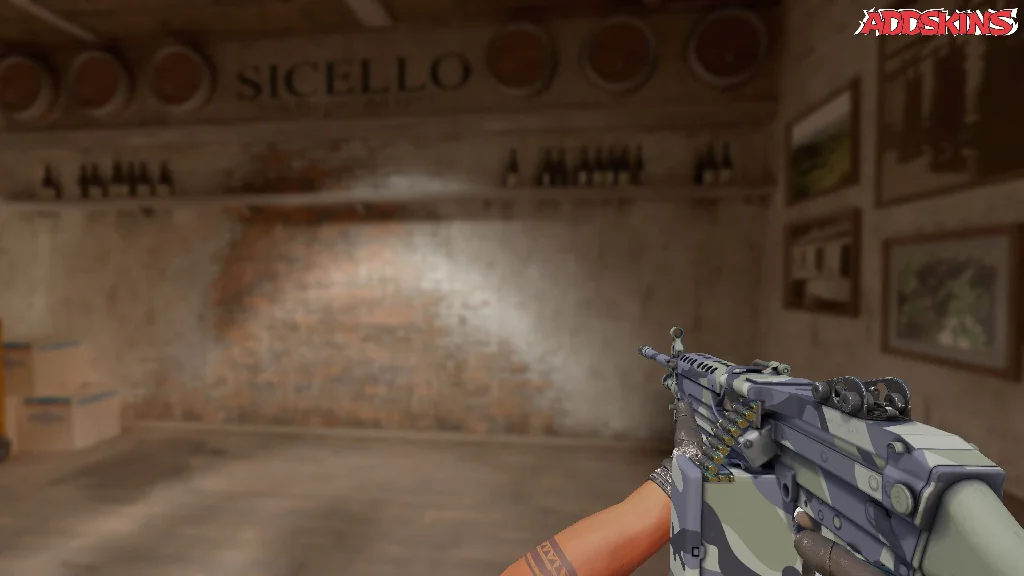 M249 | Sage Camo holding
