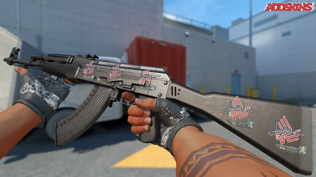 Sticker | juanflatroo (Glitter) | Antwerp 2022 inspecting