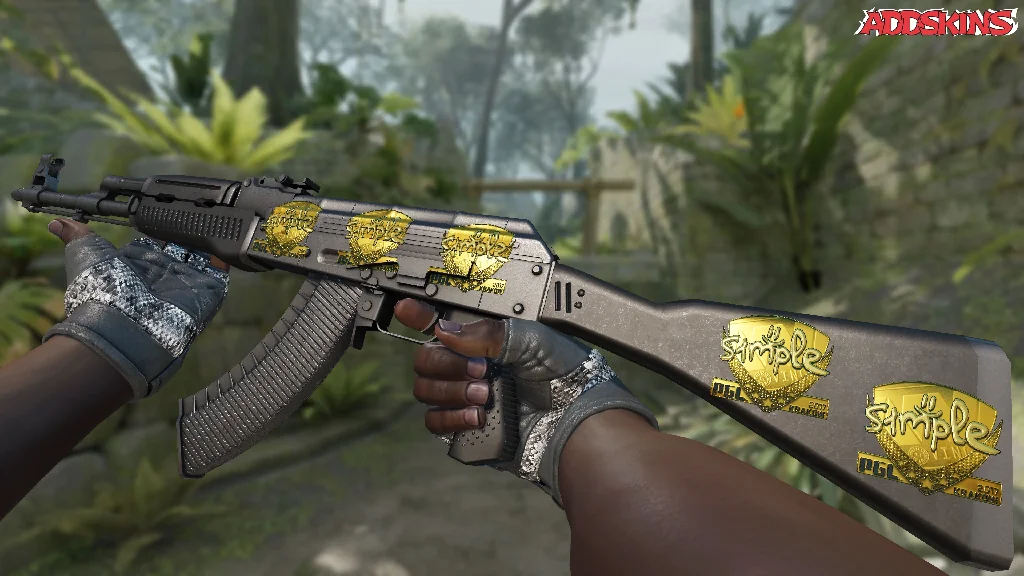Sticker | s1mple (Gold) | Krakow 2017 inspecting