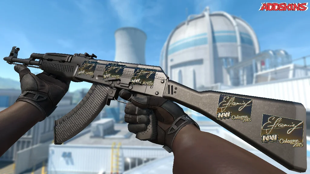 Sticker | flamie (Gold) | Cologne 2015 inspecting