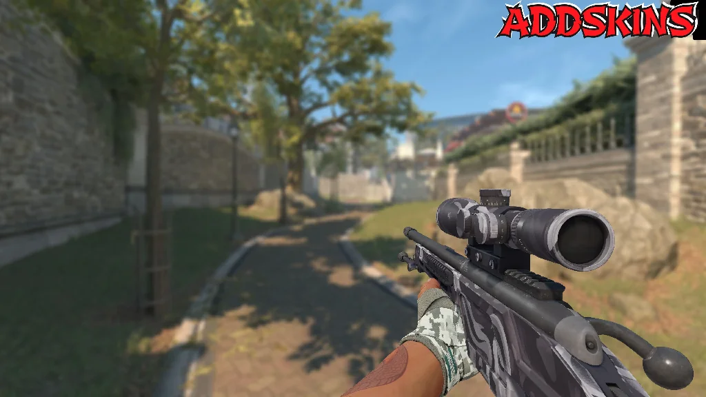 SSG 08 | Grey Smoke holding