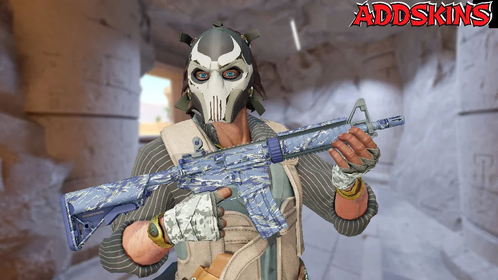M4A4 | Naval Shred Camo pose-1