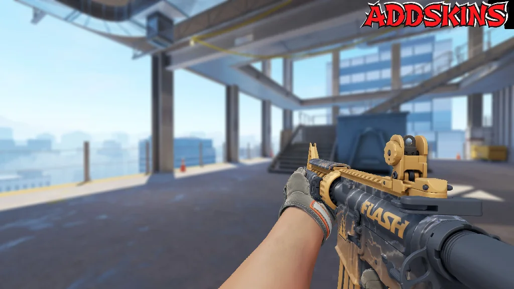 M4A4 | Sheet Lightning holding