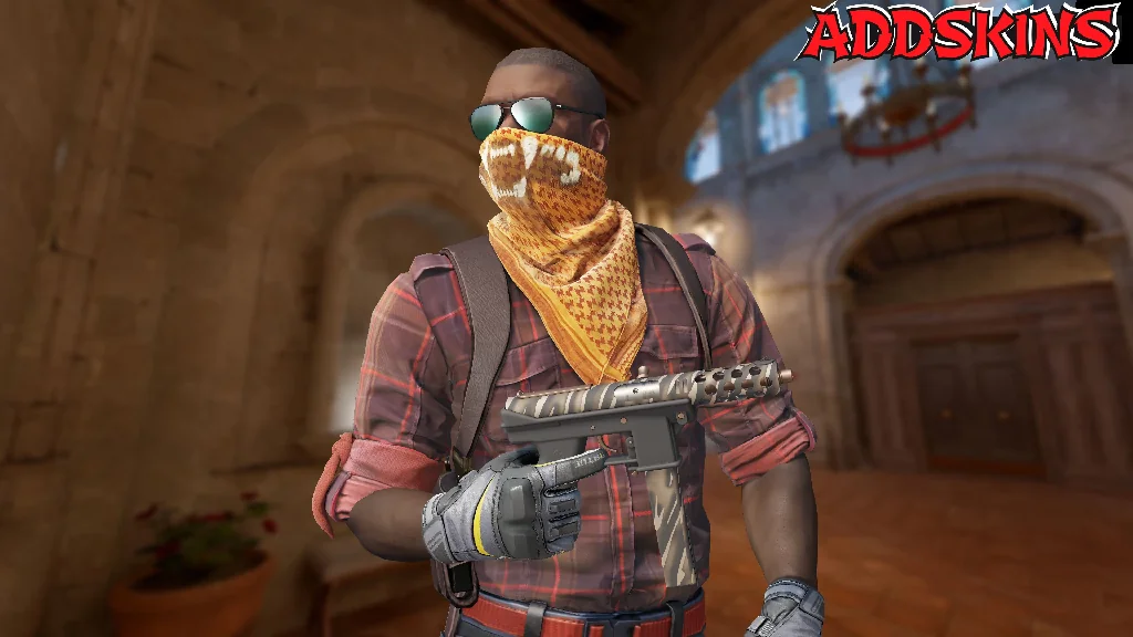 Tec-9 | Tiger Stencil pose-1