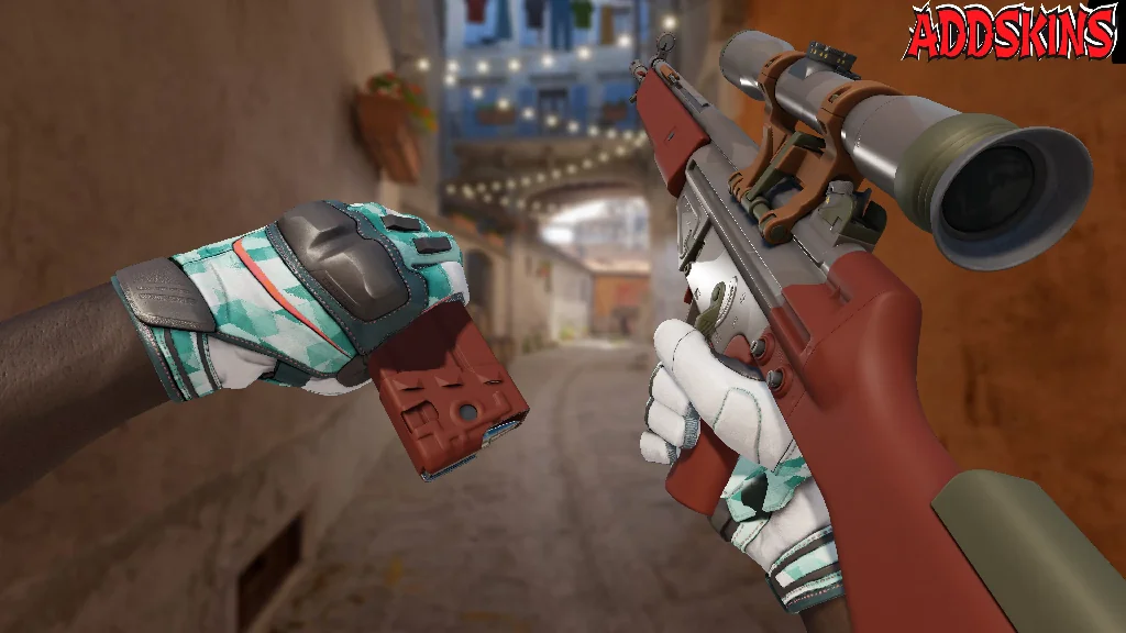 G3SG1 | Red Jasper reloading