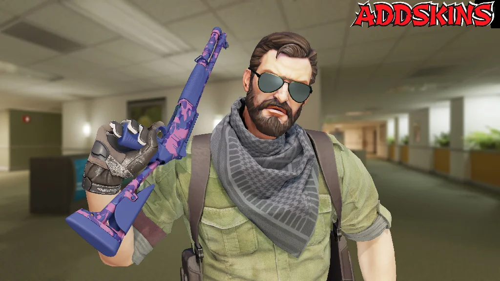 XM1014 | Gum Wall Camo pose-2