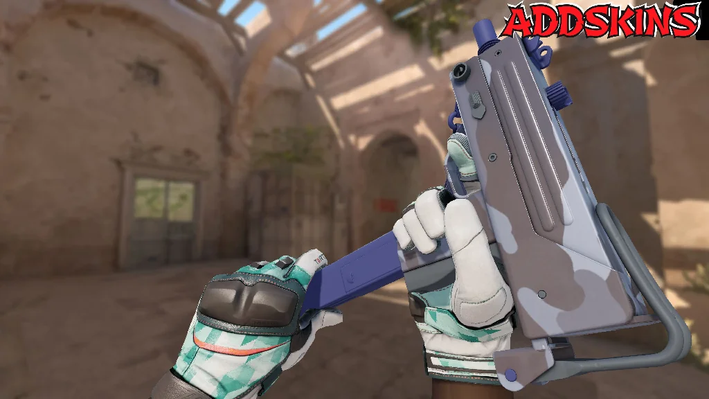 MAC-10 | Storm Camo reloading