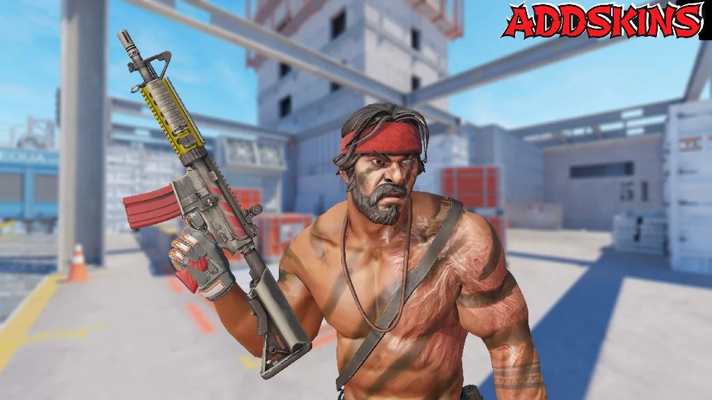 M4A4 | Steel Work pose-2
