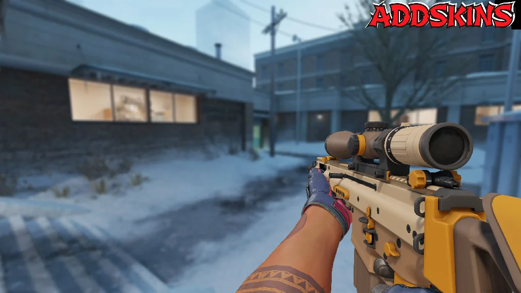 SCAR-20 | Short Ochre holding