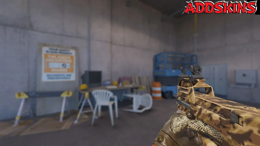 P90 | Desert Halftone holding