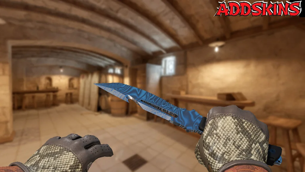 ★ Survival Knife | Damascus Steel holding