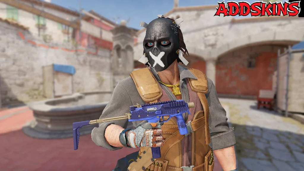 MP9 | Buff Blue pose-1