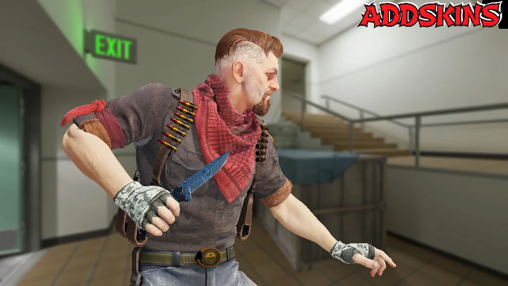 ★ Nomad Knife | Damascus Steel pose-3