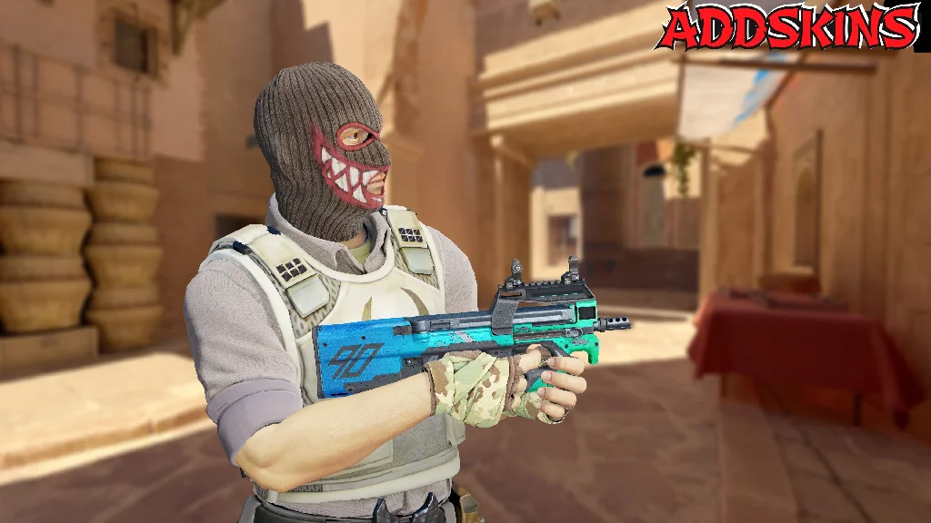 P90 | Wave Breaker pose-3