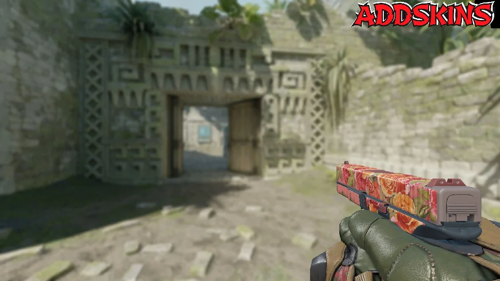 Glock-18 | Coral Bloom holding