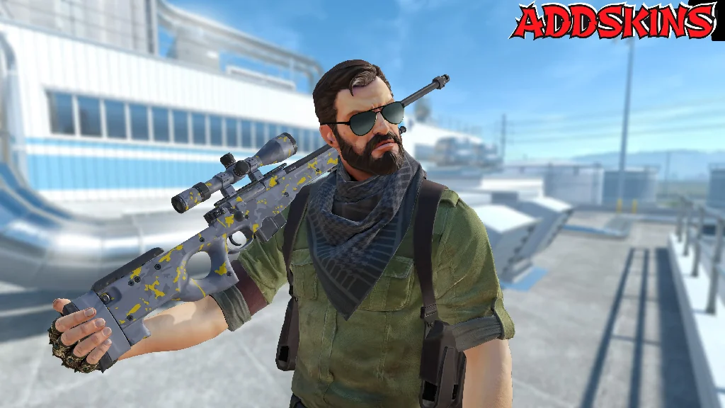 AWP | Arsenic Spill pose-2
